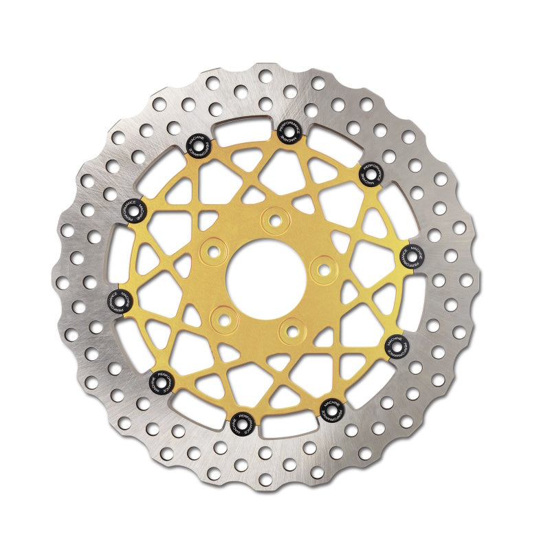 Performance Machine Disc/Carr Speedstar 11.8in x .20 FF No O/S Front - Gold Ano