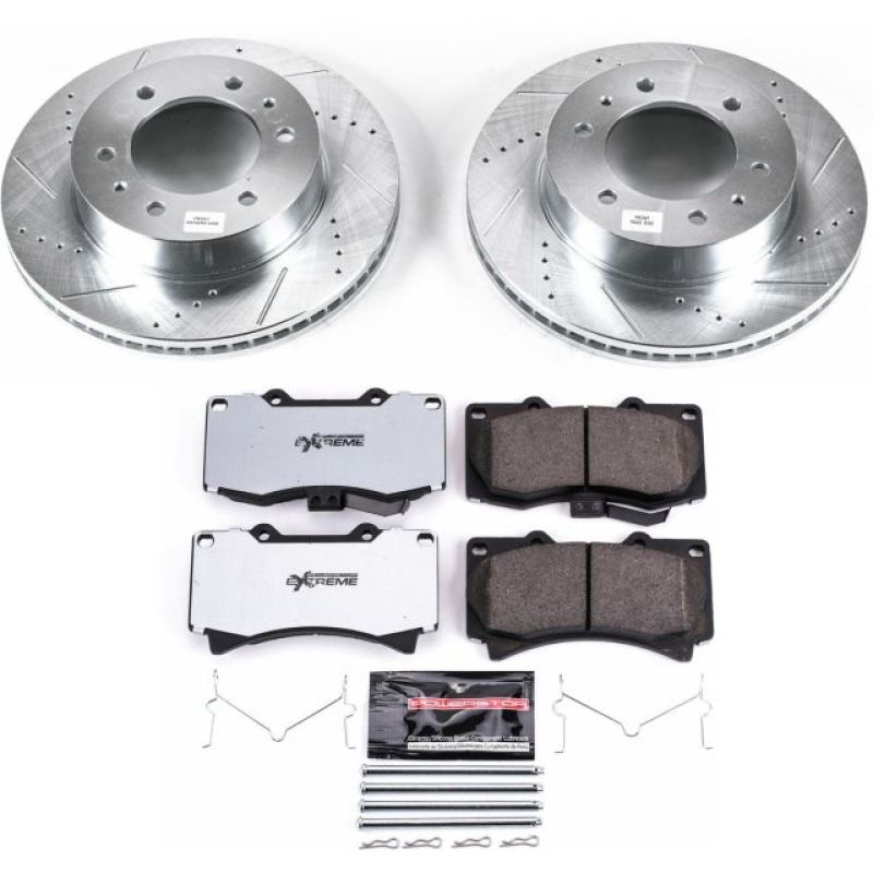 PowerStop Power Stop 06-10 Hummer H3 Front Z36 Truck & Tow Brake Kit