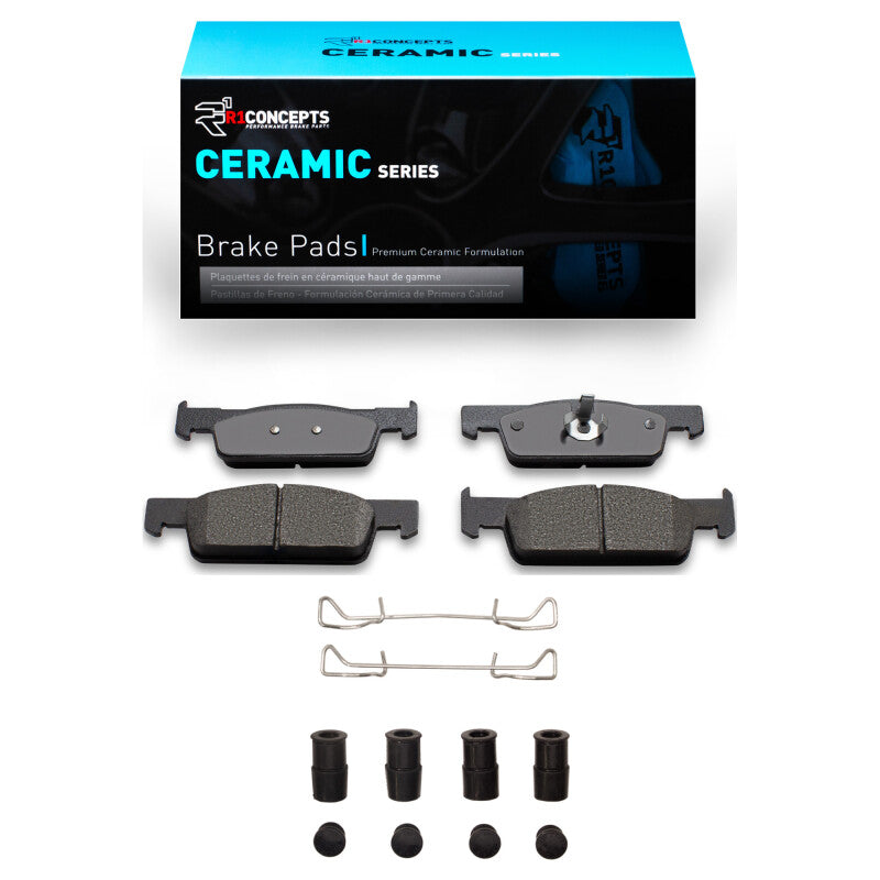 R1 Concepts R1 15-17 Renault Logan (Mexico) Front Ceramic Pads & Hardware Kit