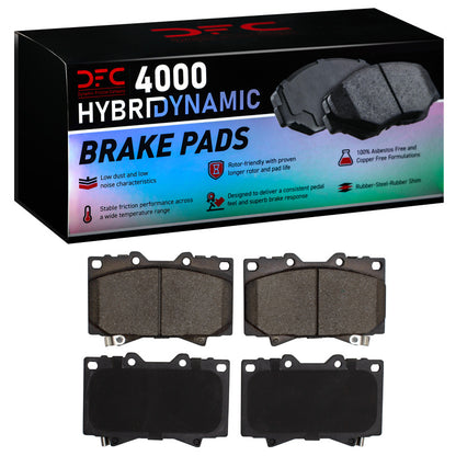 DFC 98-07 Toyota Land Cruiser Front 4000 Hybridynamic Brake Pads