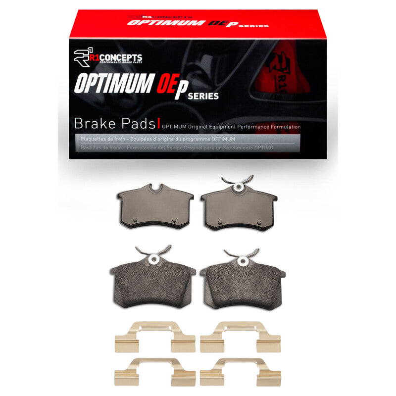 R1 Concepts R1 03-06 Volkswagen Golf Rear Optimum OE Pads & Hardware Kit