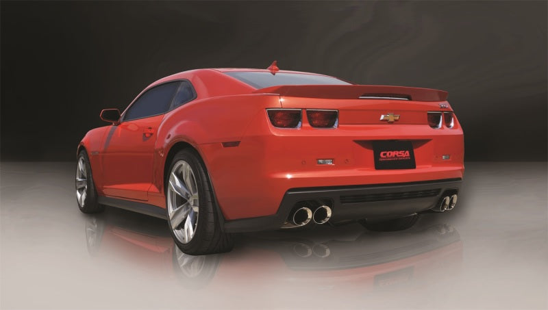 CORSA Performance Corsa 2012-2015 Chevrolet Camaro Coupe ZL1 6.2L V8 Polished Sport Cat-Back + XO Exhaust