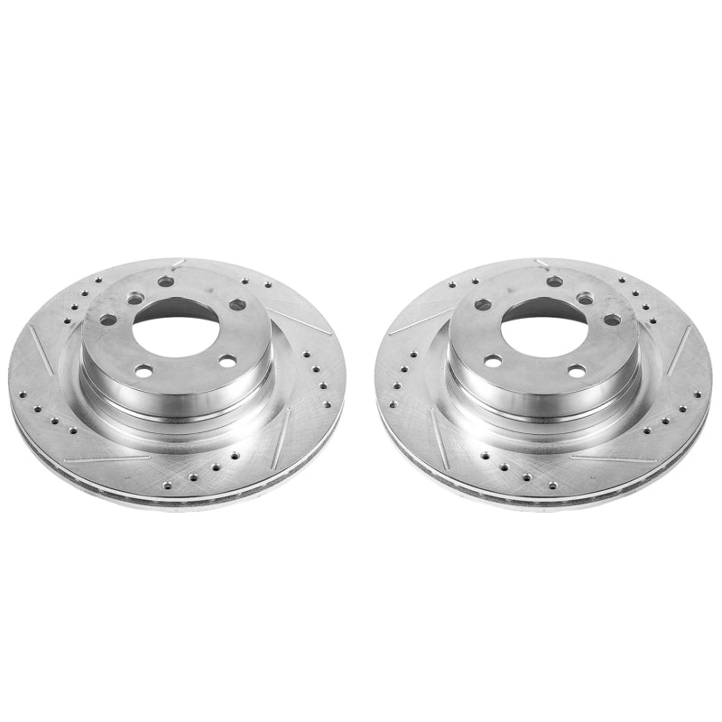PowerStop Power Stop 14-16 BMW 228i Rear Evolution Drilled & Slotted Rotors - Pair