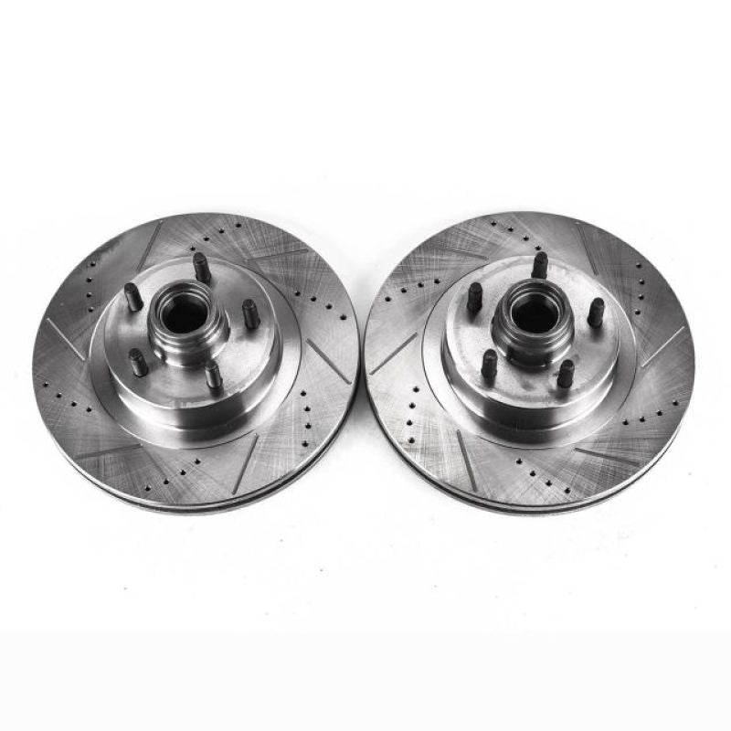 PowerStop Power Stop 01-03 Ford Explorer Sport Front Evolution Drilled & Slotted Rotors - Pair