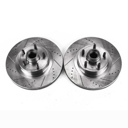 PowerStop Power Stop 01-03 Ford Explorer Sport Front Evolution Drilled & Slotted Rotors - Pair