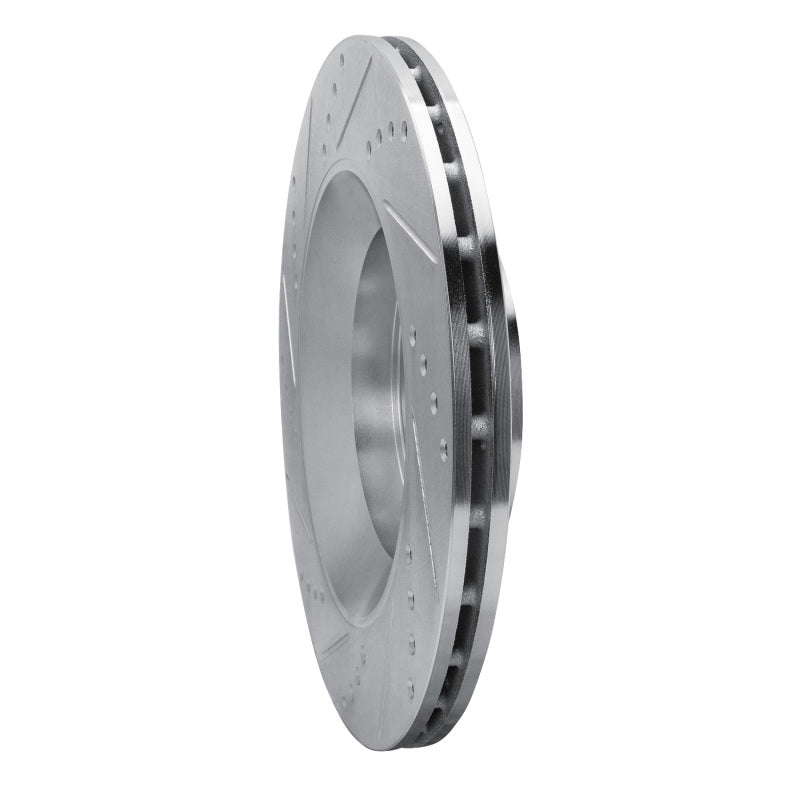 R1 Concepts R1 17-24 Maserati LeVante Rear Right Drilled & Slotted Silver Brake Rotor