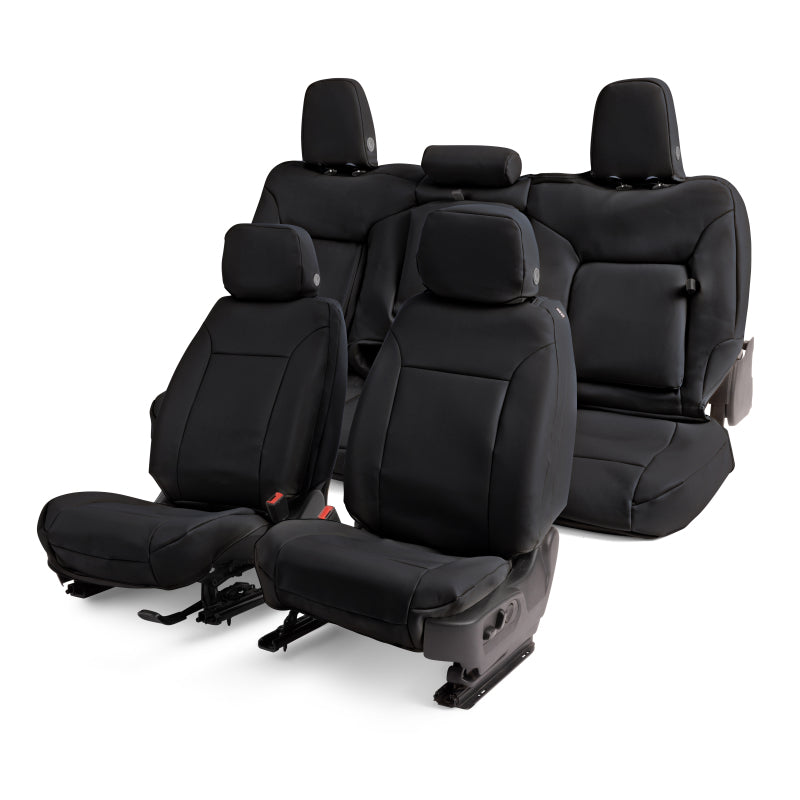 Covercraft 18-24 Chevrolet Traverse Leatherette PrecisionFit Custom Front Row Seat Covers - Black