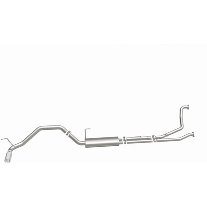 MagnaFlow CatBack 07-15 Nissan Titan V8 LGAS/LFLEX Single MF Polished Stainless Exhaust