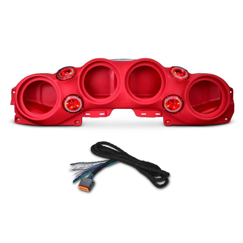 DS18 2018-23 Jeep JL/JLU/JT Soundbar Fits 4 x 8in Speakers (Not Included)- Red