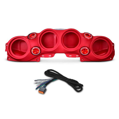 DS18 2018-23 Jeep JL/JLU/JT Soundbar Fits 4 x 8in Speakers (Not Included)- Red