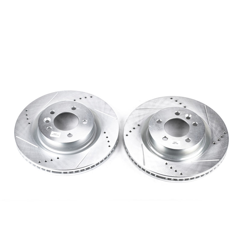 PowerStop Power Stop 05-09 Land Rover LR3 Front Evolution Drilled & Slotted Rotors - Pair