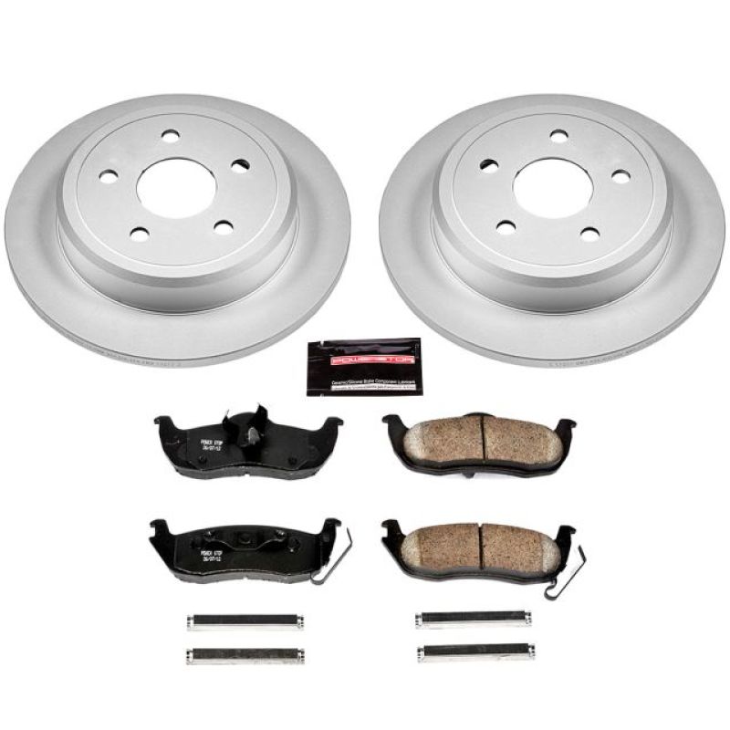 PowerStop Power Stop 06-10 Jeep Commander Rear Z17 Evolution Geomet Coated Brake Kit