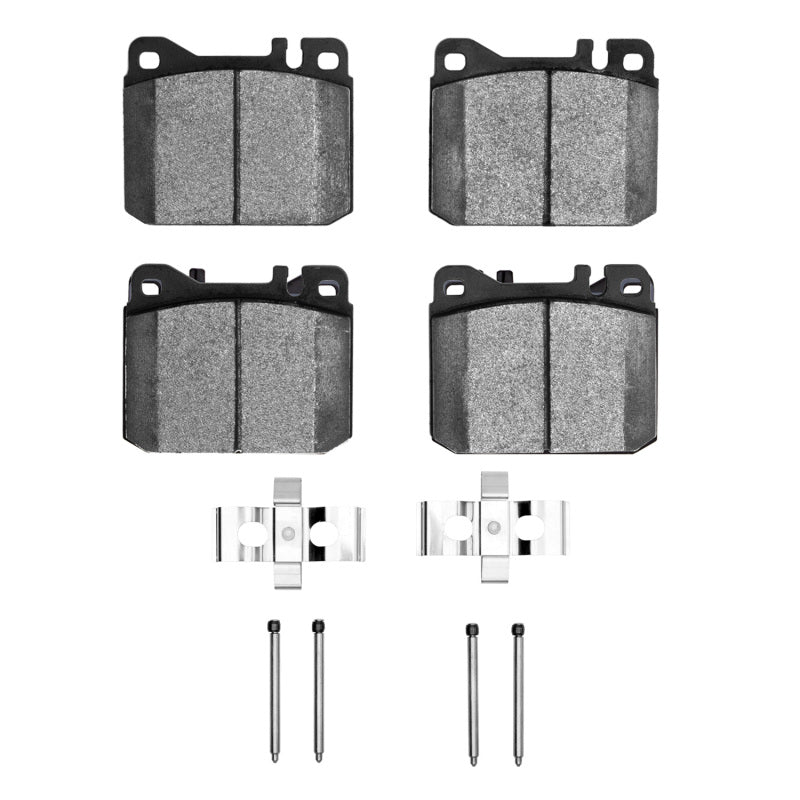 R1 Concepts R1 1985-1991 Mercedes-Benz 300SEL Front R1 Semi Met Pads & Hardware Kit