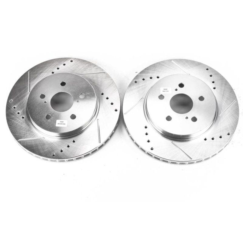 PowerStop Power Stop 04-06 Lexus RX330 Front Evolution Drilled & Slotted Rotors - Pair