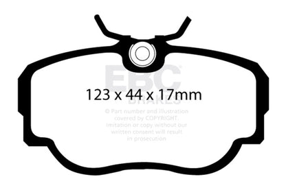 EBC Racing 87-93 BMW 325 (E30) RP-1 Race Front Brake Pads