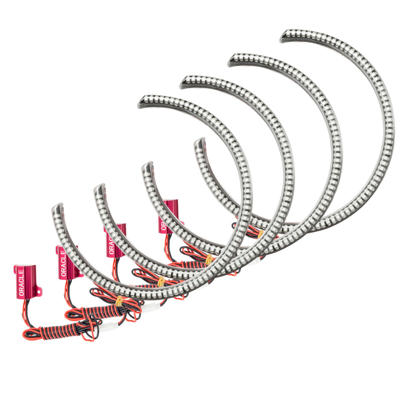 ORACLE Lighting Oracle 15-21 Dodge Challenger LED Waterproof Halo Kit - Red