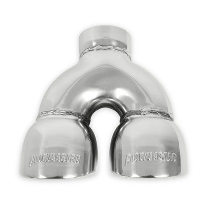 Flowmaster 3.5in. Dual X7.50in.X2.50in. SS Tip Roll