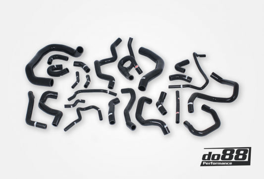do88 Audi/Seat/Skoda/Volkswagen 1.8T/2.0T (MQB) Coolant Hoses (24 pcs) - Black
