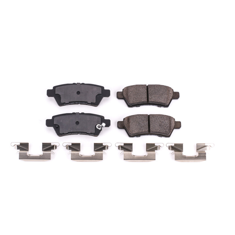 PowerStop Power Stop 05-12 Nissan Pathfinder Rear Z17 Evolution Ceramic Brake Pads w/Hardware