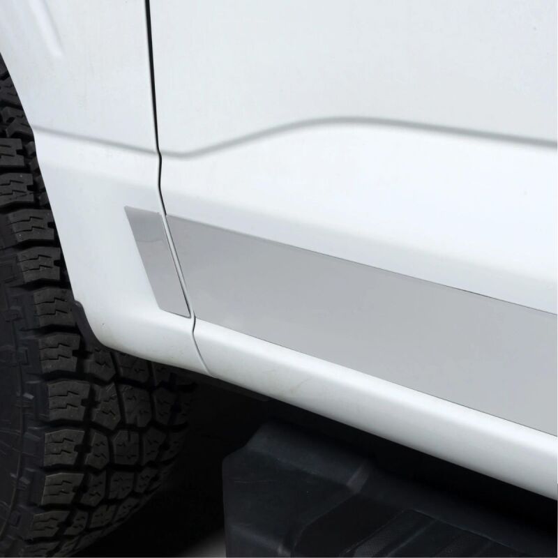 Putco 2021 Ford F-150 Super Cab 6.5ft Short Box Stainless Steel Rocker Panels (4.25in Tall 12pcs)
