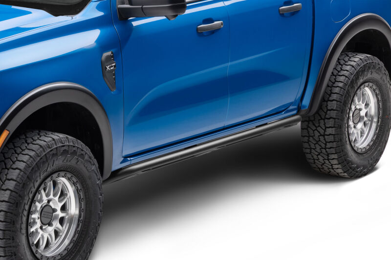 N-Fab Trail Slider Steps 19-20 Ford Ranger Crew Cab All Beds - SRW - Textured Black