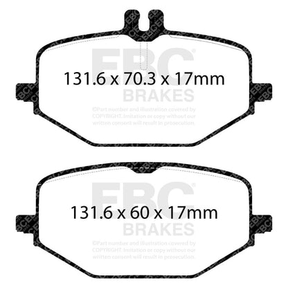EBC 2018+ Mercedes-Benz G550 (BM463) 4.0TT Rear Yellowstuff Brake Pads