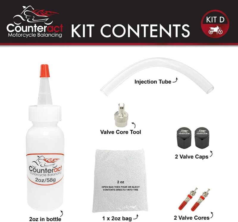 Counteract Motorcycle Balancing Bead DIY Kit: (2) 2oz Bags