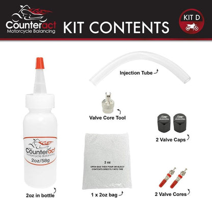 Counteract Motorcycle Balancing Bead DIY Kit: (2) 2oz Bags