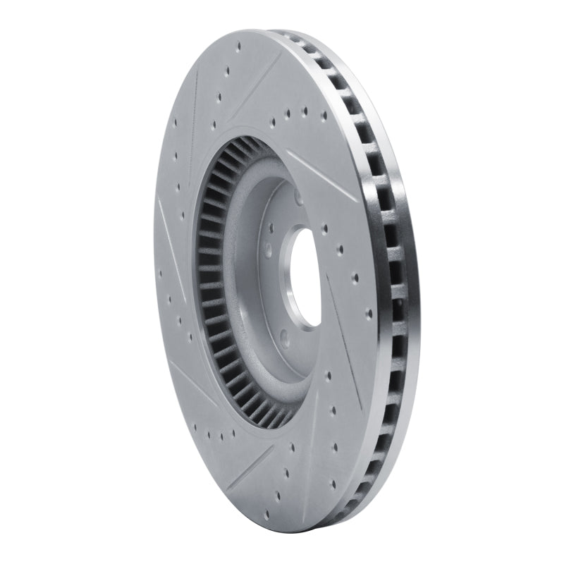 R1 Concepts R1 20-25 Hyundai Palisade Front Right Drilled & Slotted Silver Brake Rotor