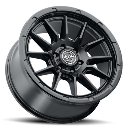ICON Alloys Cajon 20x9 / 5x150 / 16mm / 5.625in BS Double Black Wheel