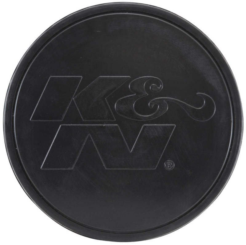 K&N Engineering K&N Universal Rubber Filter-Round Tapered 4in Flange ID x 8in Base OD x 6.625in Top OD x 8in H
