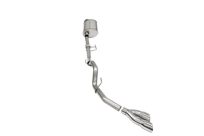 CORSA Performance Corsa 2021-2025 Ford F-150 Regular Cab/ 8in Bed 3.5L V6 Sport Cat-Back Single Side Exit-Polished