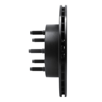R1 Concepts R1 90-94 Ford Ranger (USA/Canada) Front Right Drilled & Slotted Black Brake Rotor