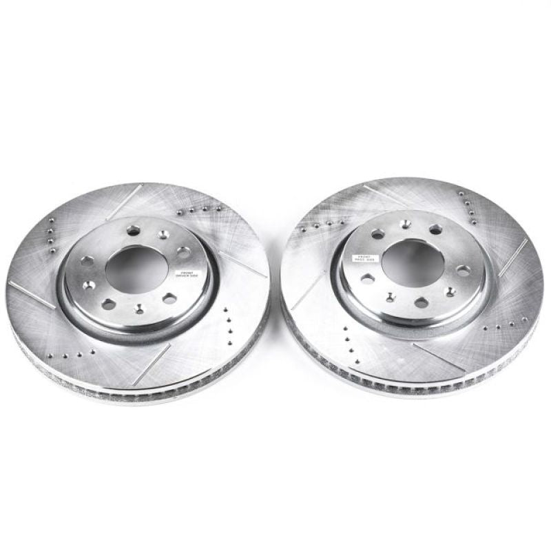 PowerStop Power Stop 03-05 Cadillac CTS Front Evolution Drilled & Slotted Rotors - Pair