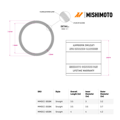 Mishimoto Duracore 3.5in Straight Coupler