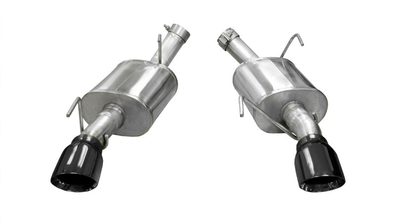 CORSA Performance Corsa 2005-2010 Ford Mustang Shelby GT500 5.4L V8 Black Xtreme Axle-Back Exhaust