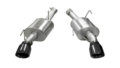 CORSA Performance Corsa 2005-2010 Ford Mustang Shelby GT500 5.4L V8 Black Xtreme Axle-Back Exhaust