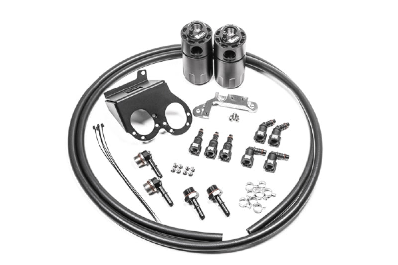 Radium Engineering Radium 14-19 Chevrolet Corvette LT1 CCV Fluid Lock Dual Catch Can Kit