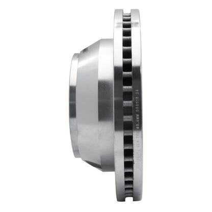 R1 Concepts R1 08-20 Ford E-Super Duty Rear Left Drilled & Slotted Silver Brake Rotor