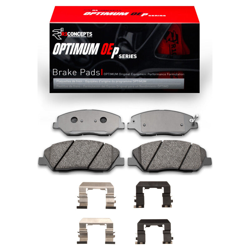 R1 Concepts R1 2009-2011 Hyundai Genesis Sedan Front R1 Optimum OE Pads & Hardware Kit