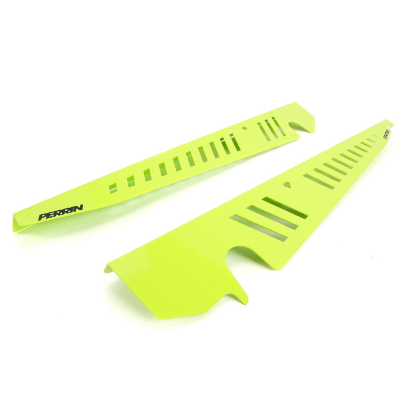 Perrin Performance PERRIN 15-21 Subaru WRX/STI Fender Shroud Set - Neon Yellow