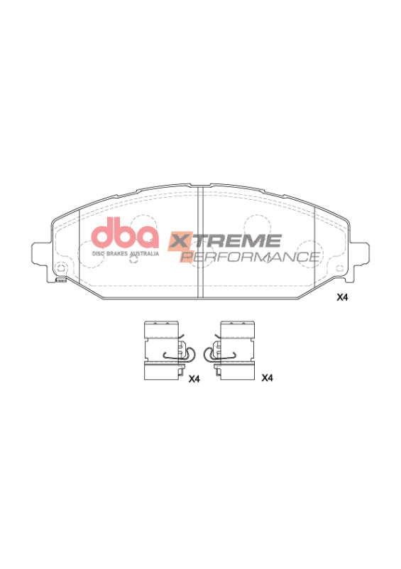 DBA 2022 Jeep Wagoneer XP Performance Front Brake Pads