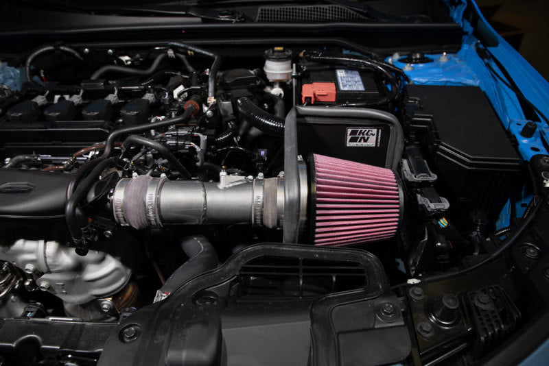 K&N Engineering K&N 2022 Honda Civic 1.5L Turbo L4 Silver Typhoon Intake