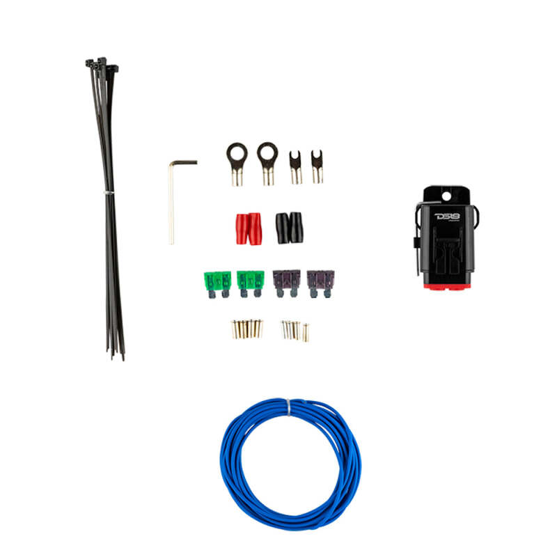 DS18 Marine Amplifier Installation Kit 8-GA 100% Copper Tinned Wire