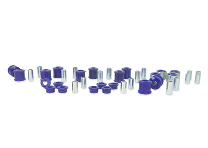 SuperPro 1991 Toyota Land Cruiser Base Front / Rear Vehicle Bushing Kit - 2 Deg. Caster Correction