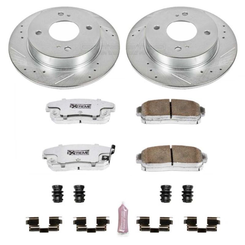 PowerStop Power Stop 01-02 Infiniti G20 Rear Z26 Street Warrior Brake Kit