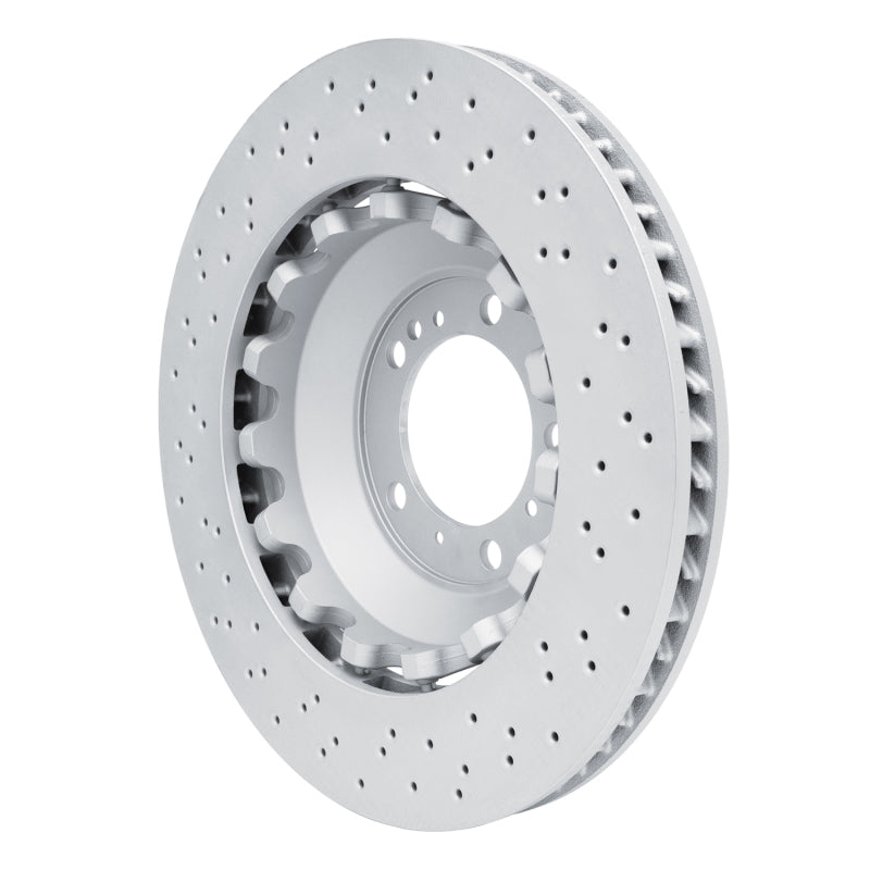 DFC 16-23 Porsche Cayman Right Front Drilled Hi-Carbon Alloy Geomet Coated Rotor