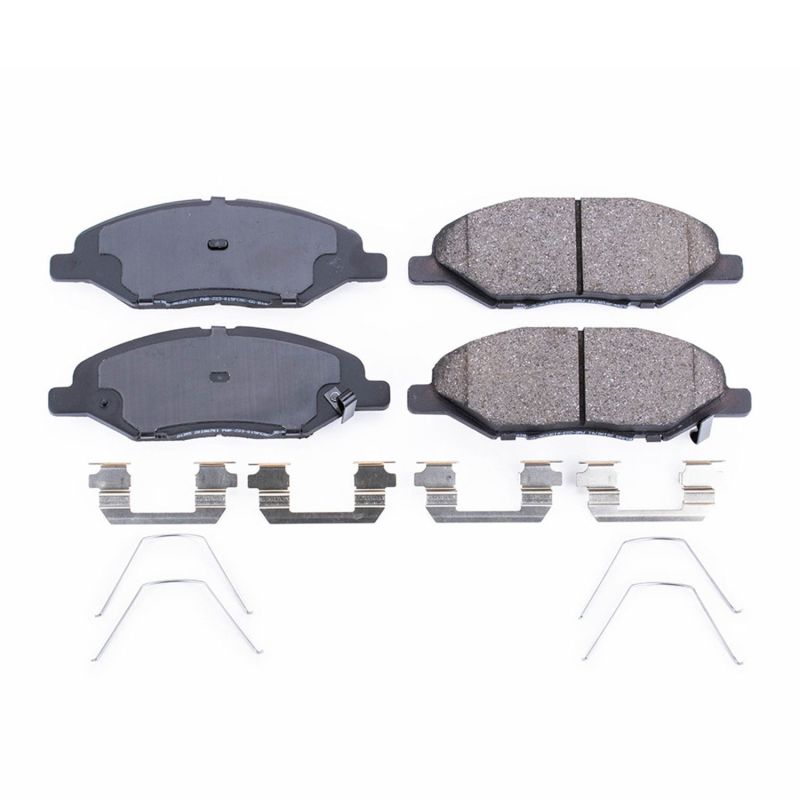 PowerStop Power Stop 09-11 Nissan Versa Front Z17 Evolution Ceramic Brake Pads w/Hardware
