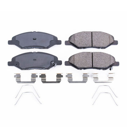 PowerStop Power Stop 09-11 Nissan Versa Front Z17 Evolution Ceramic Brake Pads w/Hardware