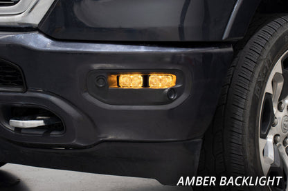 Diode Dynamics SSC2 LED Fog Pocket Kit for 2019-Present Ram - Yellow Sport